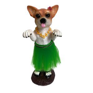 Hula Pembroke Welsh Corgi Gift Dog Doll Dashboard Car Accessories Bobblehead